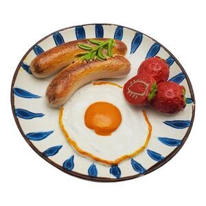 American Breakfast Magnet Souvenir Refrigerator Fridge Decor Travel Tourist Gift